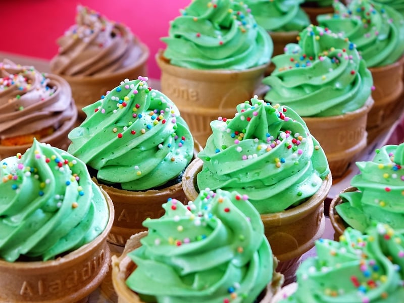 Whimsical Cupcake Tower